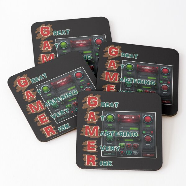 Item preview, GAMER - Great At Mastering Every Risk designed and sold by WackyWorldArt.