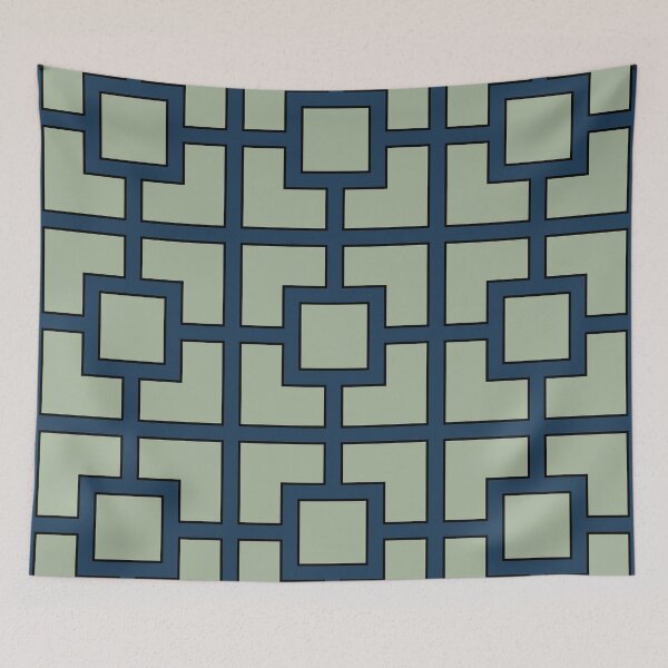 Item preview, Chic & luxury geometric pattern Celadon Porcelain designed and sold by Une Affaire de Filles.
