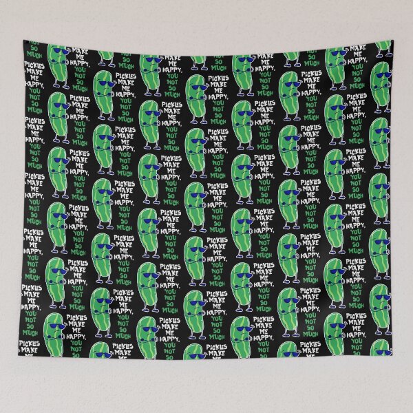 Item preview, Pickles Make Me Happy You Not So Much Funny Sarcastic Pickle Joke designed and sold by TheButtonCrew.