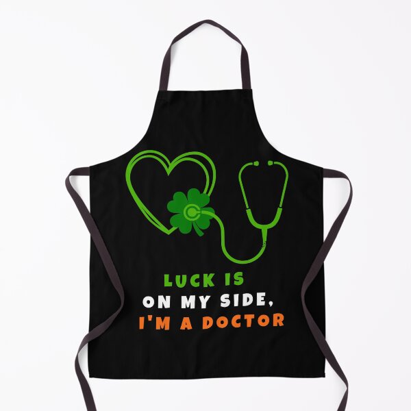 Artikelvorschau, St. Patricks Day Arzt Stethoskop Kleeherz Das Glück ist auf meiner Seite, ich bin Arzt entworfen und verkauft von FreeMind-Design.
