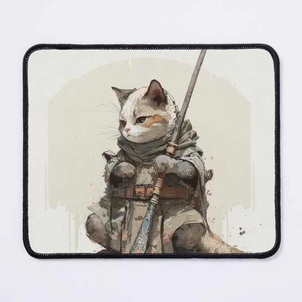 Item preview, Samurai Cat Design 4 designed and sold by PrintedBeat.