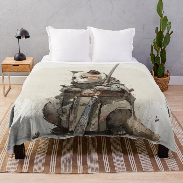 Item preview, Samurai Cat Design 4 designed and sold by PrintedBeat.
