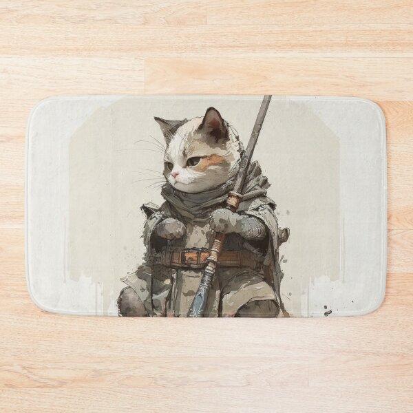 Item preview, Samurai Cat Design 4 designed and sold by PrintedBeat.
