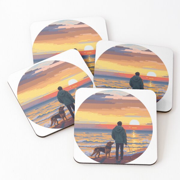 Item preview, Owner walking the dog designed and sold by via-colab.