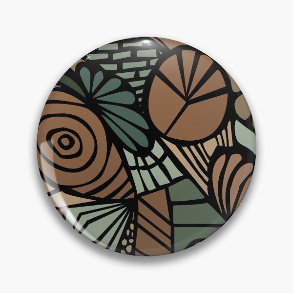Item preview, abstract organic shapes jungle colors designed and sold by Une Affaire de Filles.