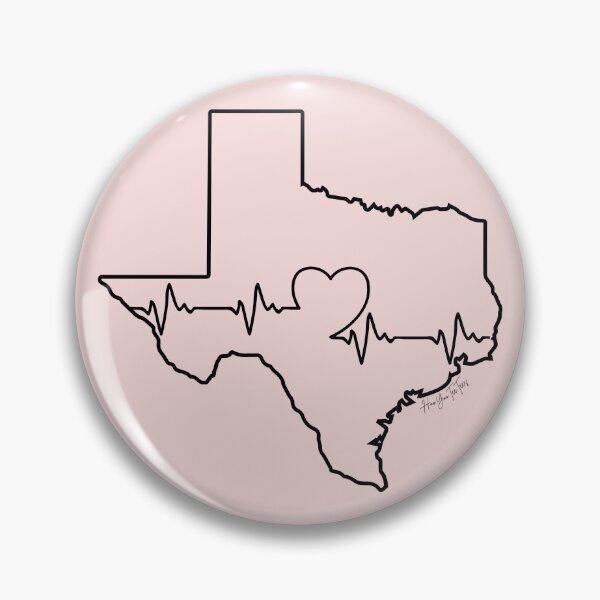 Artikelvorschau, Herzschlag - Texas entworfen und verkauft von HooYooTeeTees.