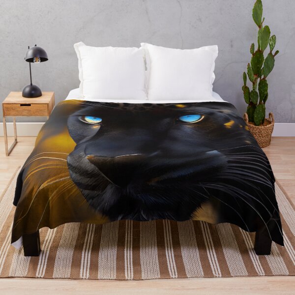 Item preview, Rare Beauty: The Blue-Eyes Black Panther's Majesty designed and sold by PosterManiaRo.
