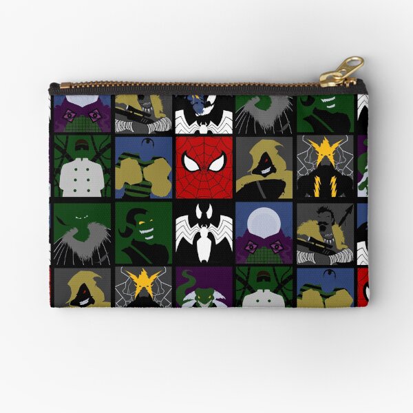 Hero Minimalist Design by Joseph S. O'Malley Zipper Pouch
