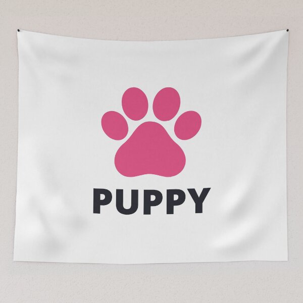 Item preview, Pink Cute Puppy Play Paw designed and sold by stephenop92.