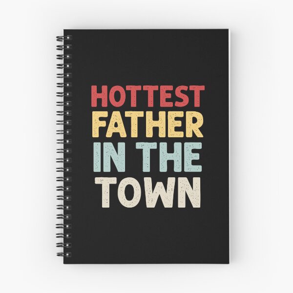 Item preview, Hottest Dad in the Town Typography Design, Hottest Dad in the Town designed and sold by RedArtsDesign.