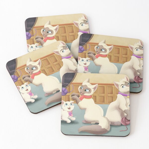 Item preview, Chinese Siamese Cats designed and sold by FeynekoArt.