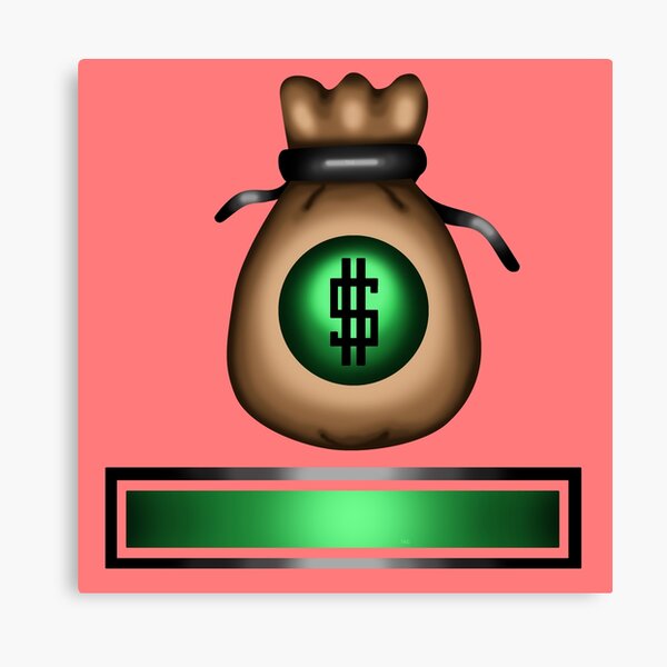  Art Poster Cash Bag - Duffle Bag Full of Money Canvas