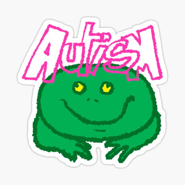 Item preview, Autism Frog designed and sold by dinosect.
