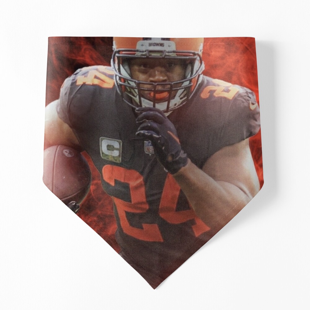 Nick Chubb Cleveland Sports Art Sticker for Sale by JRoseGraphics