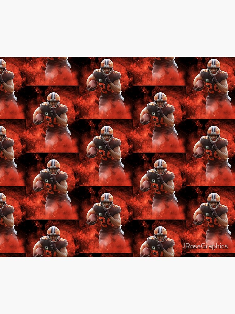 Nick Chubb Cleveland Sports Art Sticker for Sale by JRoseGraphics