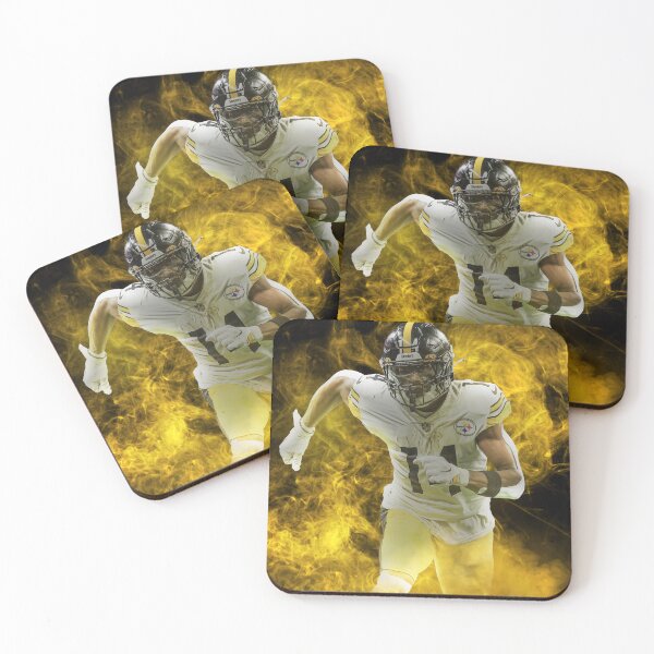 Item preview, George Pickens Pittsburgh Sports Art designed and sold by JRSportsGraphics.