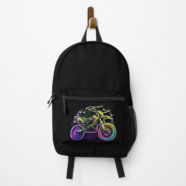 Item preview, Motocross Dirt Bike Cyberpunk Colorful Neon designed and sold by beluxe.