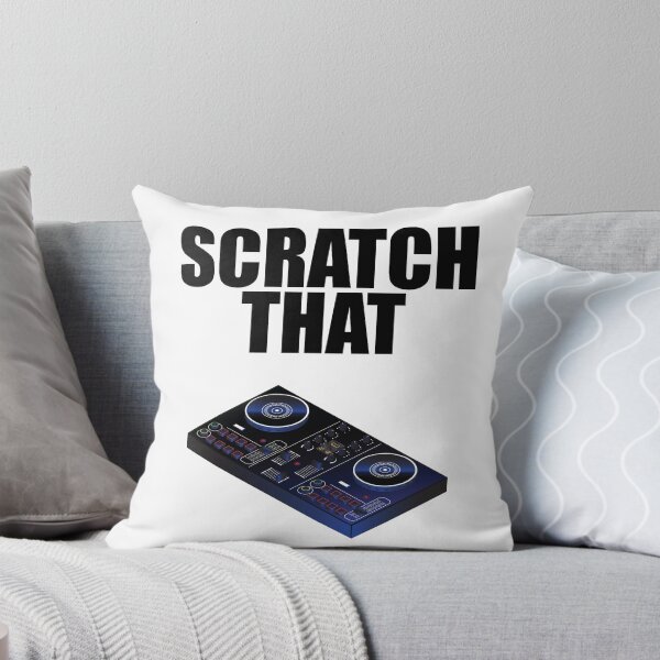 Item preview, Scratch that, funny DJ design, mixing, scratching, music, gift for dj, disc jockey, turntable, dj controller designed and sold by wondertree.