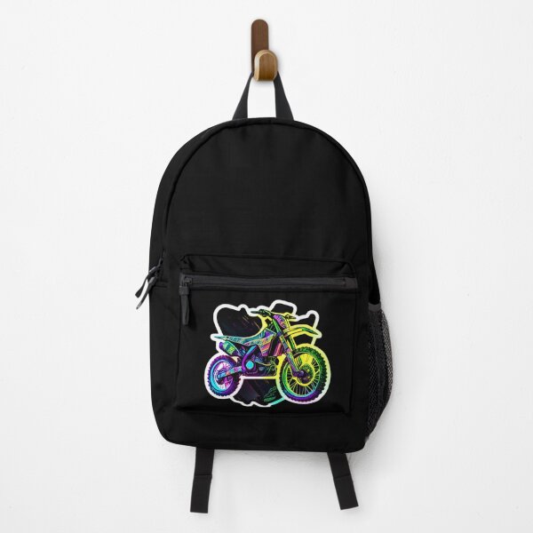 Item preview, Motocross Dirt Bike Cyberpunk Colorful Neon designed and sold by beluxe.