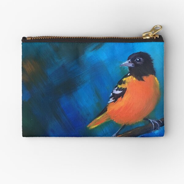 Northern Oriole Zipper Pouch