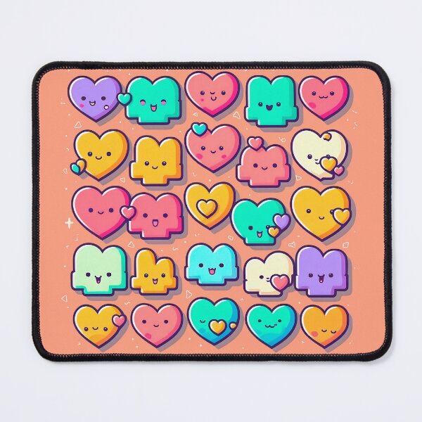 Item preview, Colorful Hearts: A Sweet and Cheerful Detail designed and sold by SweetMagicDream.