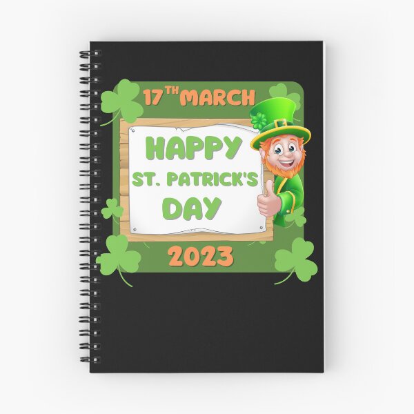 Artikelvorschau, St. Patricks Day 17. März 2023 Clover Heart Leprechaun Happy St. Patrick's Day entworfen und verkauft von FreeMind-Design.