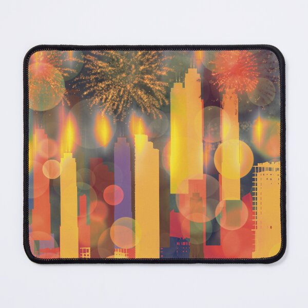Item preview, City lights gold designed and sold by chuckletuckle.