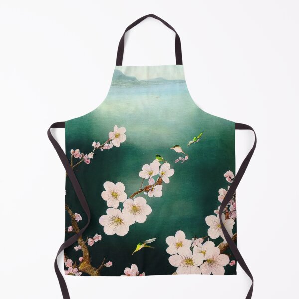 Item preview, "Transient Beauty: Cherry Blossoms and Birds Embrace the Ever-Changing Sea" designed and sold by James Green.