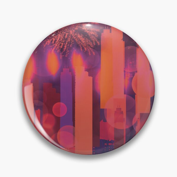Item preview, City lights red designed and sold by chuckletuckle.
