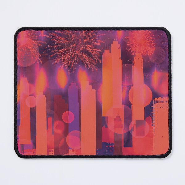 Item preview, City lights red designed and sold by chuckletuckle.