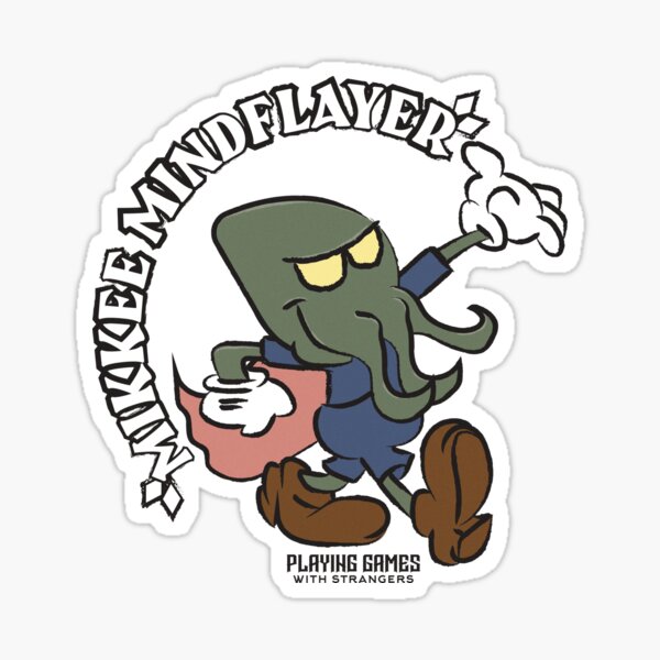 Mikkee Mindflayer Sticker