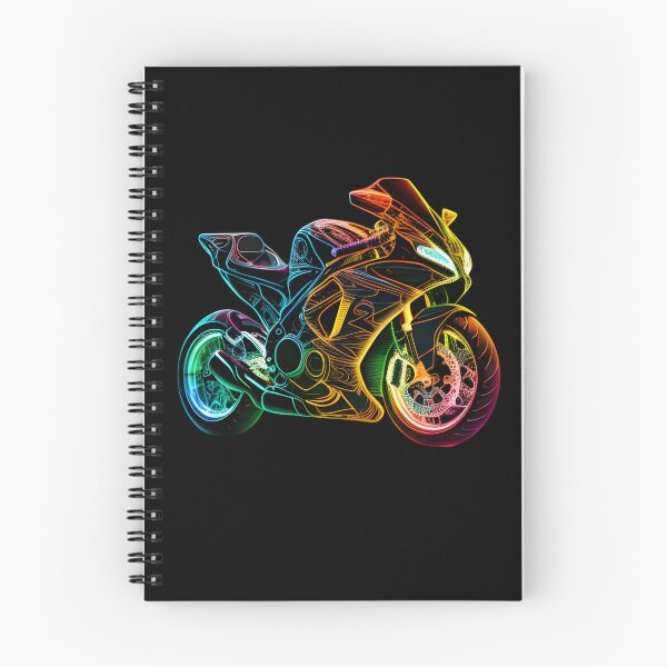 Item preview, Cyberpunk Neon Colorful Futuristic Superbike designed and sold by beluxe.
