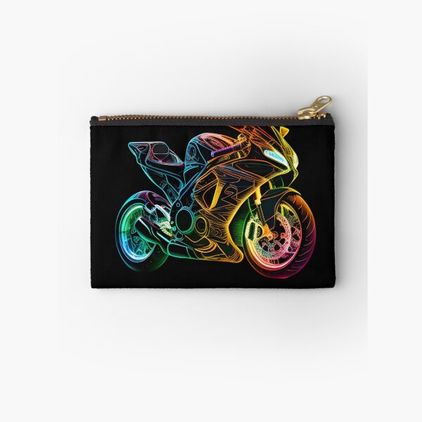 Item preview, Cyberpunk Neon Colorful Futuristic Superbike designed and sold by beluxe.