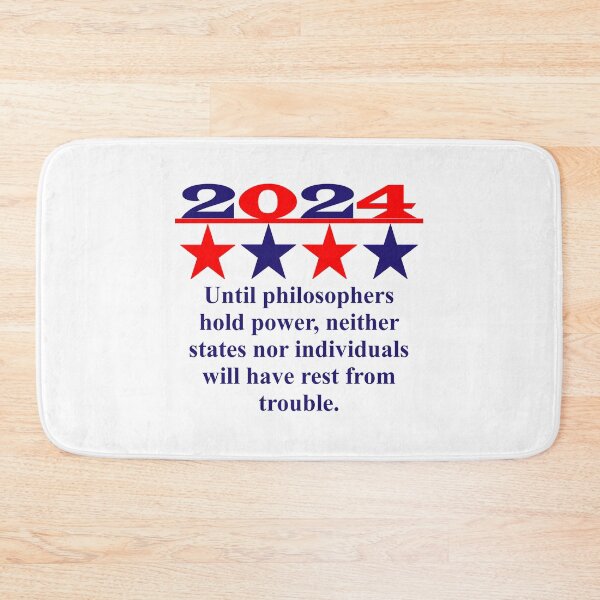 Item preview, Until Philosophers Hold Power - Political Quote  designed and sold by CrankyOldDude.