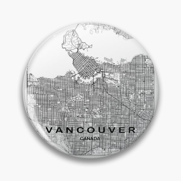 Artikelvorschau, Stadtplan von Vancouver, Karte von Vancouver, Kanada entworfen und verkauft von MondoArtShop.
