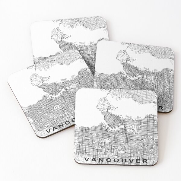 Item preview, Vancouver city map, Vancouver map,Canada designed and sold by MondoArtShop.