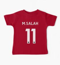 Mohamed Salah - Liverpool 2017/18 Home Baby Tee