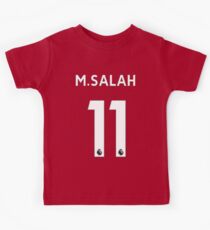 Mohamed Salah - Liverpool 2017/18 Home Kids Tee