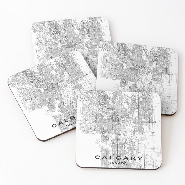 Item preview, Calgary city map, Calgary map,Canada designed and sold by MondoArtShop.