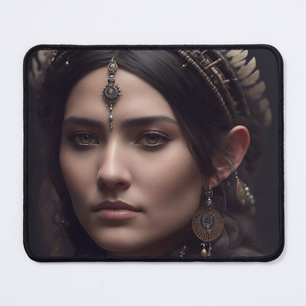 Item preview, The Mystical Shaman Woman designed and sold by The AI Art Gallery.