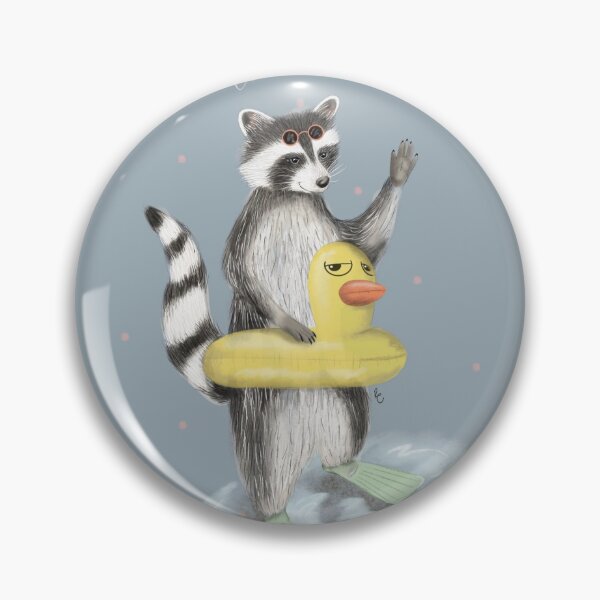 Item preview, Gaspard the raccoon designed and sold by PauChrdt.