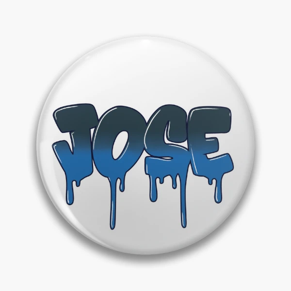Jose Name Sticker Jose Name In Graffiti Courage Von Jose Rivera (2021): Malerei Acryl,