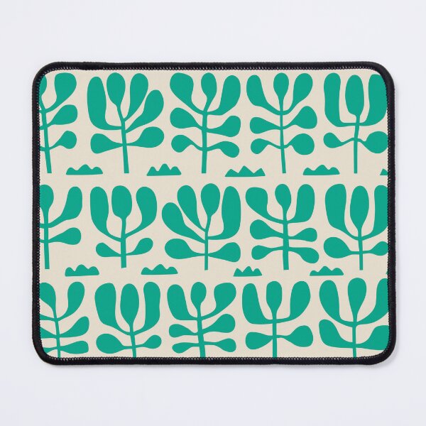 Item preview, Organic Garden - Bold floral in emerald on cream by Cecca Designs designed and sold by Cecca-Designs.