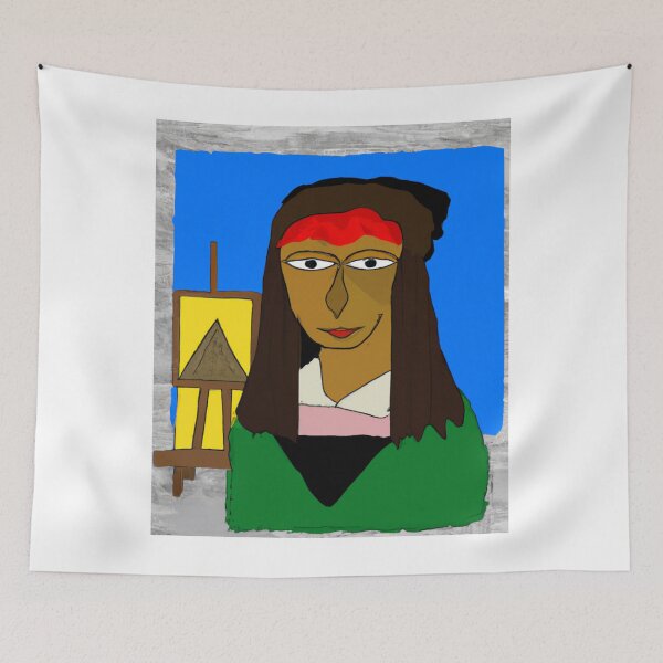 Item preview, black mona lisa designed and sold by DOOSKY M.