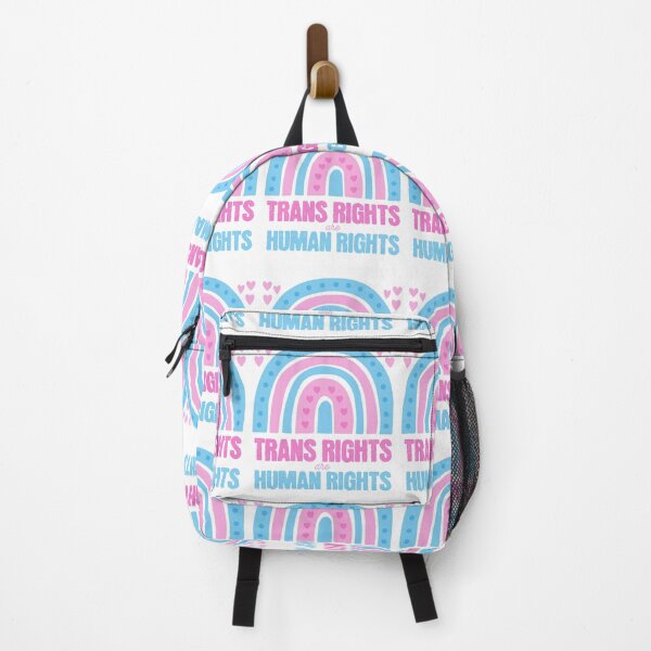 Item preview, Trans Rights are Human Rights Trans Flag Rainbow Pink designed and sold by PUFFYP.