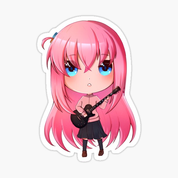 Aperçu de l'œuvre Bocchi le Rock Chibi créée et vendue par mianamaxi.