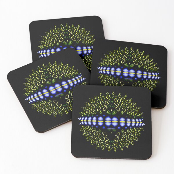 Item preview, Green Playing Peek A Blue Spiked Cut Out designed and sold by PPPimp.