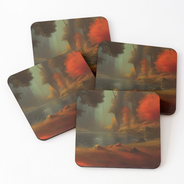 Item preview, Autumn Lakeside Digital Art  designed and sold by KaelumH.