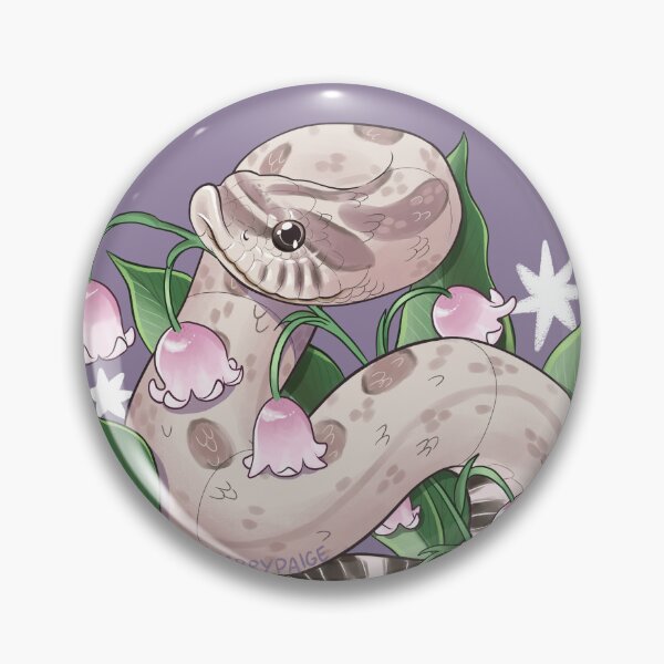 Artikelvorschau, Lavendel-Hognose-Schlange mit Lily of the Valley entworfen und verkauft von Paige Penrose.