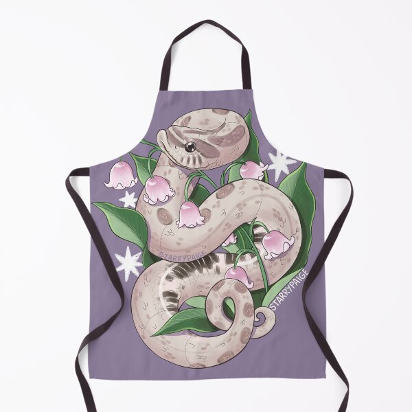Item preview, Lavender Hognose Snake with Lily of the Valley designed and sold by Paige Penrose.